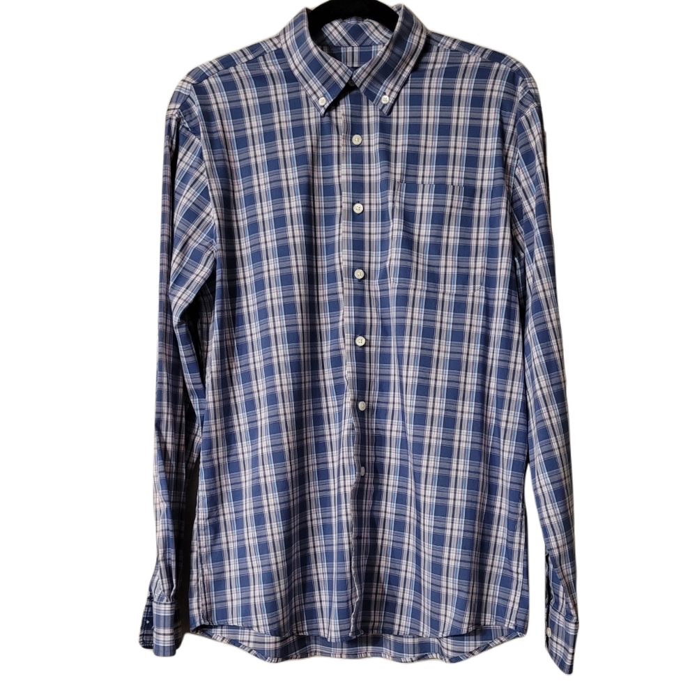 Johnnie-O Long-Sleeve Casual Bamboo Blend Btn-down Men's Size Medium